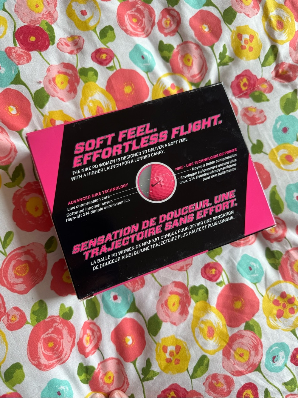 New pink Nike power distance golf balls - Picture 2 of 2